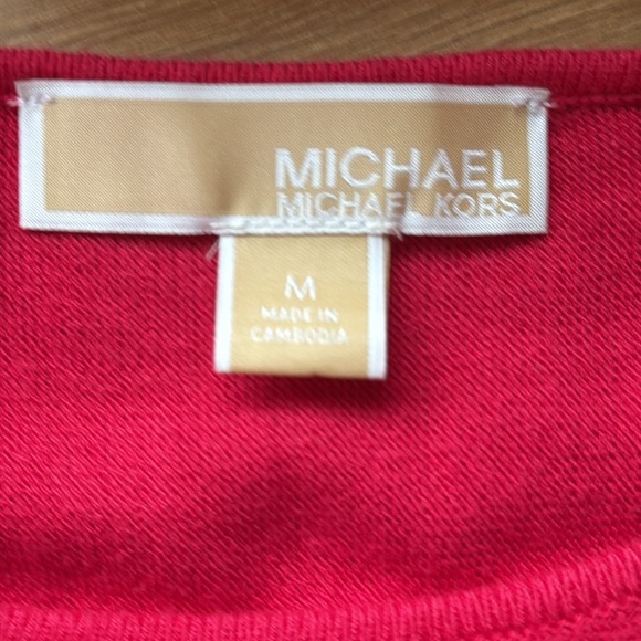 Michael Kors long sleeve tunic top size M - Picture 5 of 6